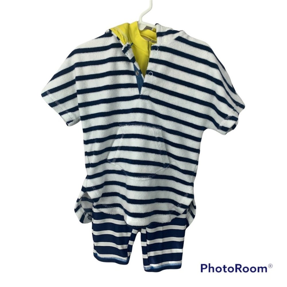 Baby Boden Infant boys swim suit rash guard & cover 12-18 mos